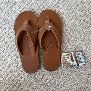 Rainbow Brown Sandals